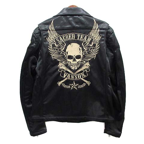 楽天市場】VANSON バンソン ジャケット サイズ:XL スカル刺繍