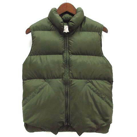 Crescent Down Works オリーブグリーン ダウンベストM Crescent Down
