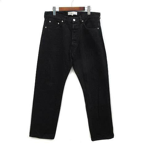 【中古】タイムイズオン Time is on クラシック スタンダード デニムパンツ ジーンズ セルビッチ ブラック 黒 2 T201-P801 メンズ 【ベクトル 古着】 260115 9,636円