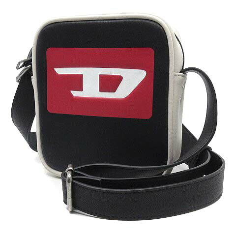 【中古】ディーゼル DIESEL Dロゴ カラーブロック ミニ ショルダーバッグ IGNY DB 白 ホワイト X08357 P4445 H9187 美品 【ベクトル 古着】 260126