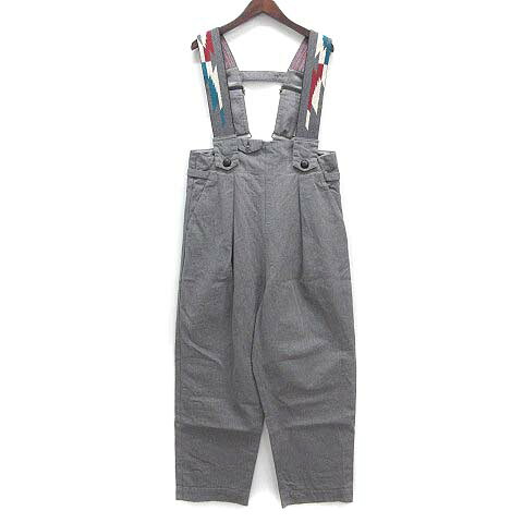 【中古】かしら文字 kapital 杢帆布 オルテガ 大層らしい櫂 薄墨色 2 K2009OP035 美品 メンズ 【ベクター 古着】 260204