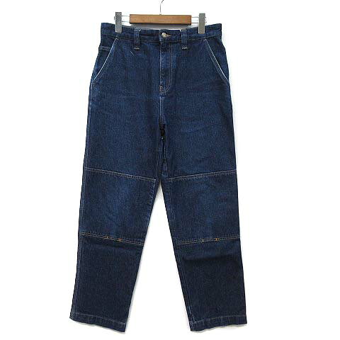 【中古】ステューシー STUSSY デニム ダブルニー パンツ Denim Double Knee pant 116500 インディゴ 30 メンズ 【ベクトル 古着】 260304