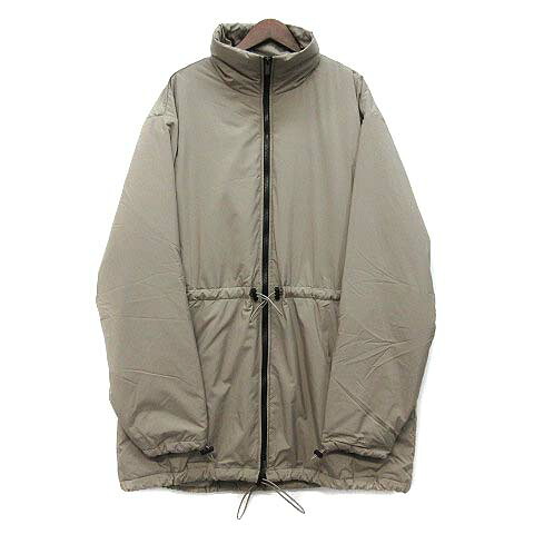 【中古】エフオージー エッセンシャルズ FOG ESSENTIALS 黒風 上衣 STORM JACKET 中綿 ジップアップ グレージュ L 美品 メンズ 【ベクター 古着】 260309