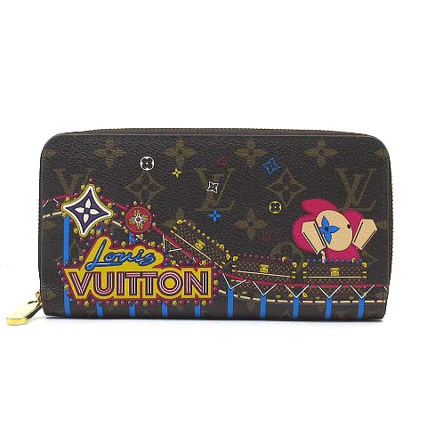 【中古】ルイヴィトン LOUIS VUITTON モノグラム ヴィヴィエンヌ ジッピーウォレット 長財布 M69750 2020年ホリデー限定 レディース 【ベクトル 古着】 260320