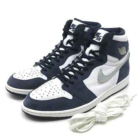【中古】ナイキ NIKE エアジョーダン 1 ご機嫌 OG 概念構成ジャパン AIR JORDAN 1 HIGH OG CO JP スニーカー DC1788-100 ミッドナイトネイビー 29糎 メンズ 【ベクター 古着】 260406