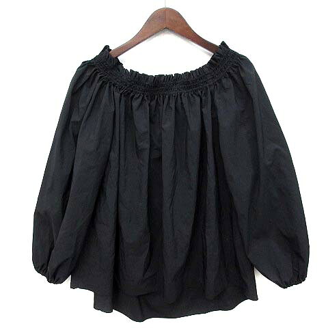【中古】リテン LIten シャーリング トップ ティーシャツ 長袖 黒いこと 黒 F LIT24SS-BL-001 レディース 【ベクター 古着】 260508