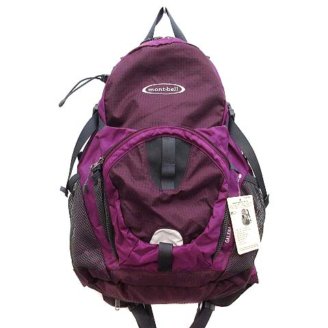 【中古】未使用品 モンベル Montbell ガレナパック Galena Pack 20 リュック バックパック パックカバー付き 1123758 ポテントパープル 紫 メンズ レディース 【ベクトル 古着】 260703｜古着 買取＆販売 ベクトルイズム