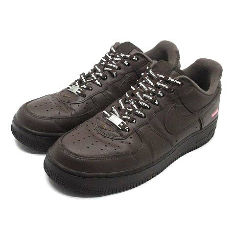 【中古】ナイキ NIKE シュプリーム Supreme エアフォースワン AIR FORCE 1 LOW スニーカー CU9225-200 バロックブラウン 28cm ☆AA★ メンズ 【ベクトル 古着】 260709｜古着 買取＆販売 ベクトルイズム