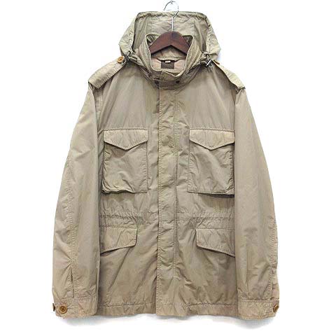 【中古】バーバリーブリット BURBERRY BRIT ナイロン M-65 ミリタリー ジャケット ベージュ XXL-SF スリムフィット 3999434 メンズ 【ベクトル 古着】 260715｜古着 買取＆販売 ベクトルイズム
