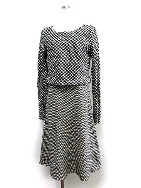 中古 ヨウジヤマモト Yohji Yamamoto 壱一片 2 M ベージュ 黒人 ウール ロング 千鳥フェンス本性 フレアー レディース ベクトル 古着 中古 ヨウジヤマモト Yohji Yamamoto ワンピース 2 M ベージュ ブラック ウール ロング 千鳥格子柄 フレア レディース ベクトル