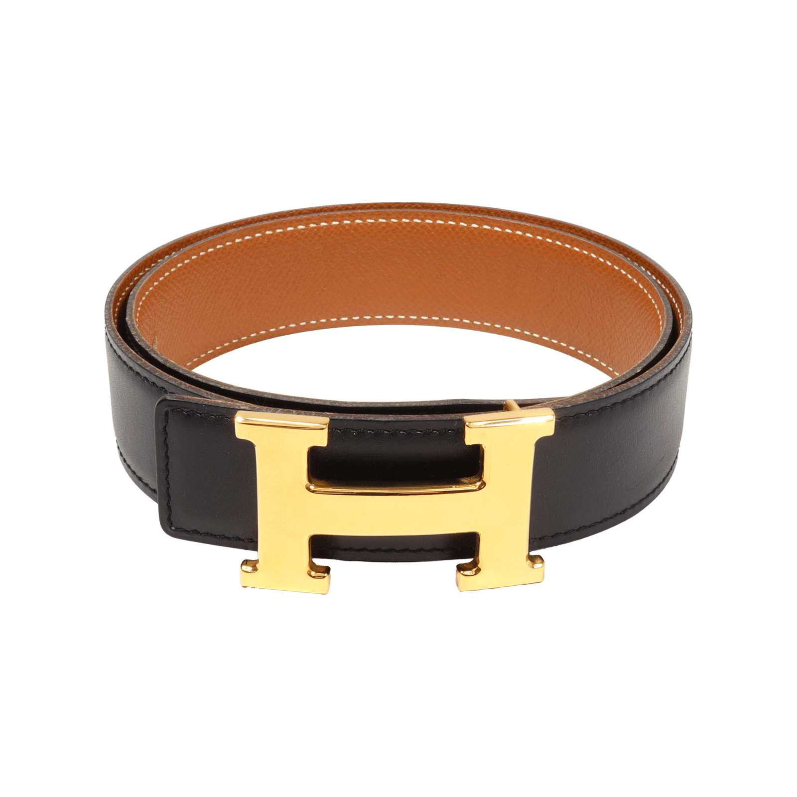 HERMES エルメス コンスタンス Hベルト リバーシブル レザー ブラック×ブラウン ゴールド金具 70サイズ □B刻印 小物 アパレル おしゃれ ブランド ブランド小物 メンズ 誕生日 プレゼント 送料無料 【中古】