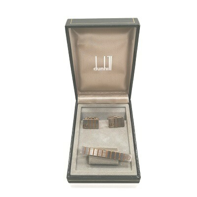 楽天市場】ダンヒル dunhill ネクタイピン カフス セット シルバー