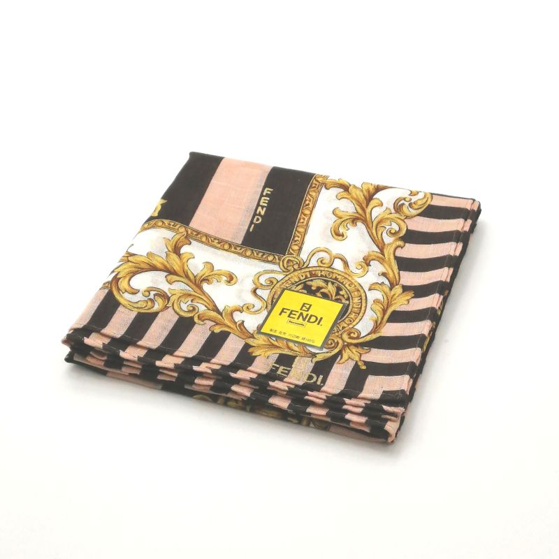 楽天市場】□新品同様□ FENDI フェンディ ズッカ柄 シルク100