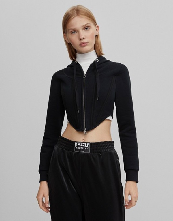Bershka corset hoodie Clearance