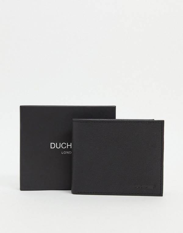 ドゥシャン メンズ 財布 アクセサリー Duchamp Leather Bifold Wallet Black Bouncesociety Com