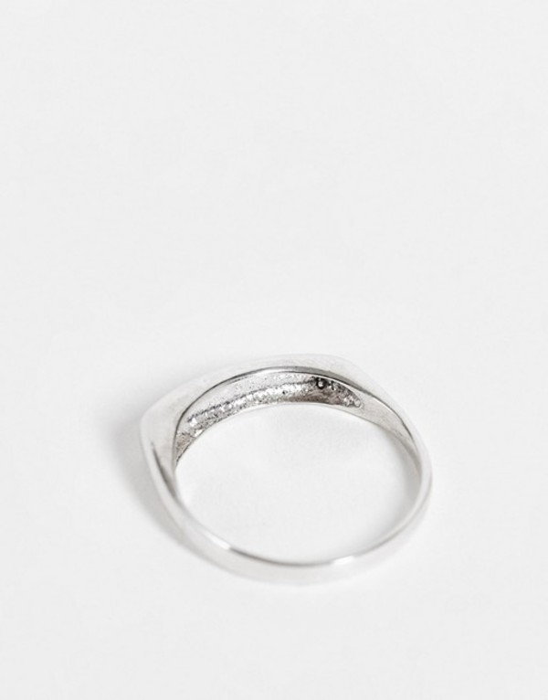 キングスリーライアン レディース 指輪 付属物 Kingsley Ryan Chunky Minimal Ring In Sterling Silver Silver Bairien Yamagata Jp