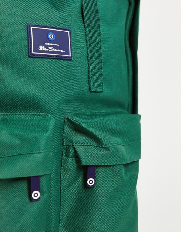 ベンシャーマン メンズ バックパック リュックサック バッグ Ben Sherman Top Handle Two Pocket Backpack In Green Green Familiesofusa Com