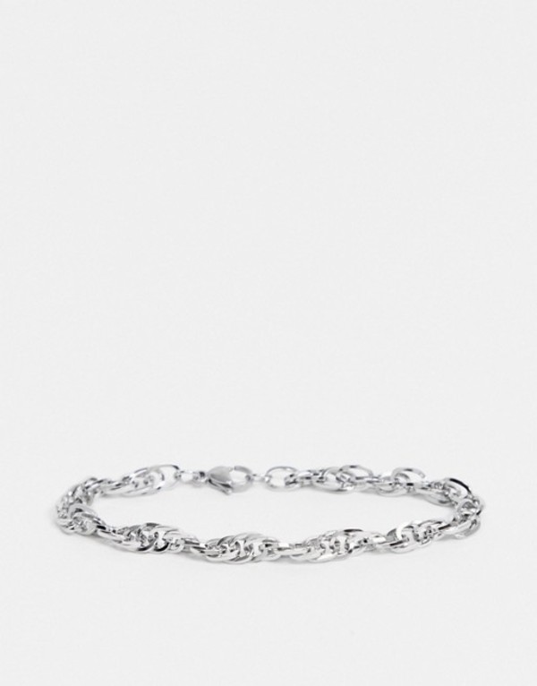 アイコンブランド メンズ ブレスレット バングル アンクレット 装具 Icon Brand Stainless Steel Chunky Chain Bracelet In Silver Silver Orbisresearch Com