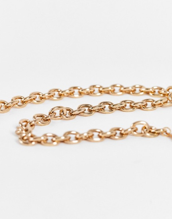 アイコンブランド メンズ ネックレス チョーカー アクセサリー Icon Brand Mix Metal Chunky Chain Pendant In Gold Gold Southwestne Com