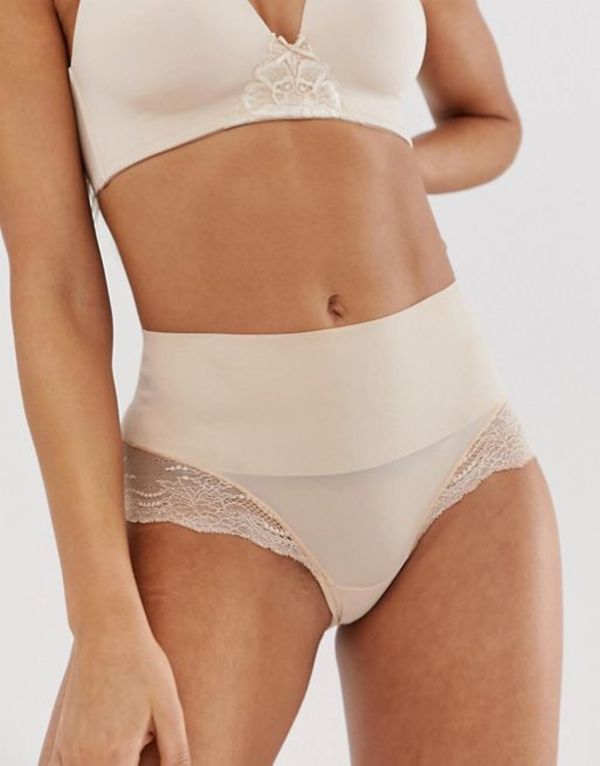 スパンク レディース パンツ アンダーウェア Spanx Undie-tectable Lace Hi-Hipster in beige Beige