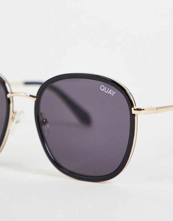 クアイオーストラリア レディース Black Inlay Jezabell Quay black fade in sunglasses アイウェア  アクセサリー サングラス 直送商品 サングラス