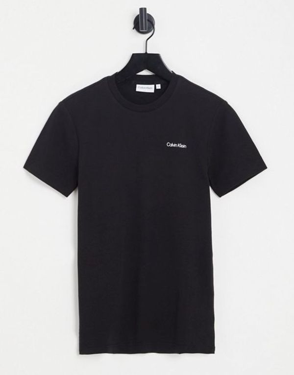 カルバンクライン メンズ Black Calvin Klein T Shirt Tシャツ Black Blend Cotton In Logo Organic With トップス 85 以上節約 Tシャツ