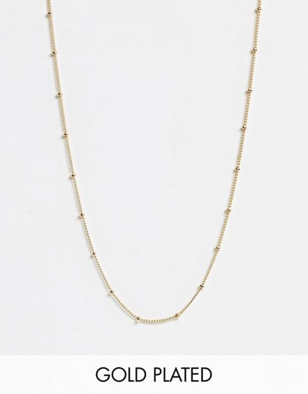 オレリア レディース 賜物 限定版 ネックレス チョーカー アクセサリー Orelia gold single satellite Gold plated necklace chain