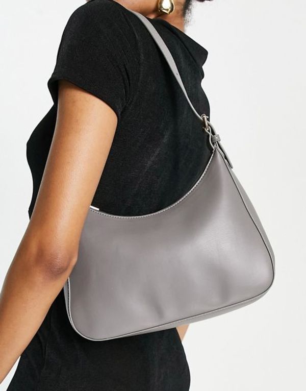 トリュフコレクション レディース ショルダーバッグ バッグ Truffle Collection shoulder bag in gray Gray  【初回限定お試し価格】