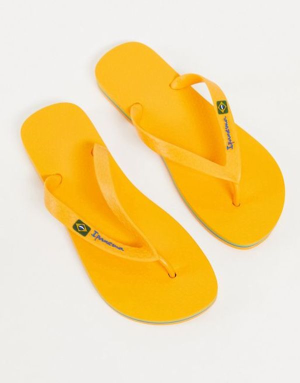 特価品コーナー☆ イパネマ メンズ サンダル シューズ Ipanema classic brazil flip flops in yellow  YELLOW