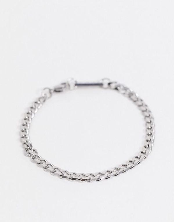 アイコンブランド メンズ ブレスレット バングル アンクレット アクセサリー Icon Brand Stainless Steel Bracelet In Silver Silver 贈物