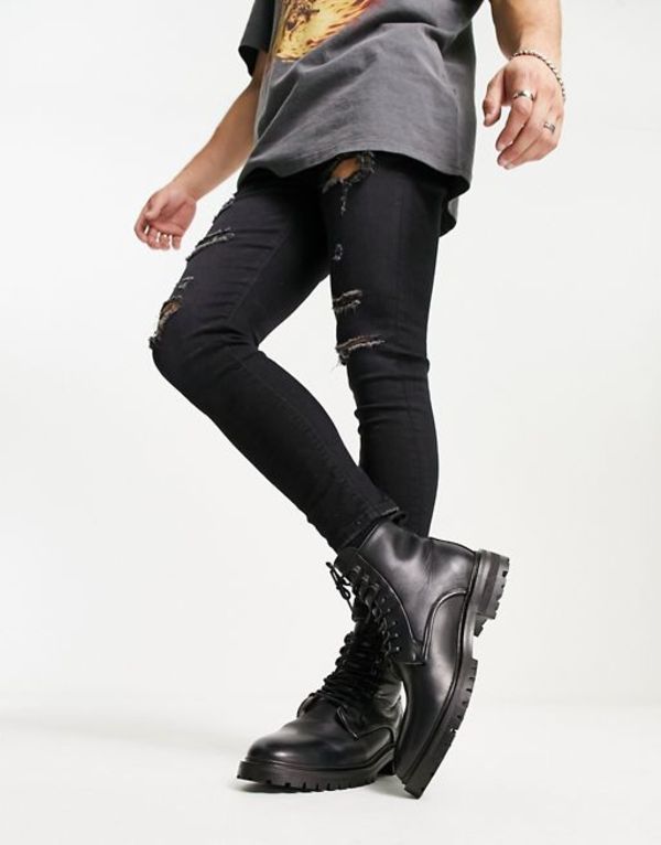 年間定番 オールセインツ メンズ ブーツ レインブーツ シューズ Luke Suede Ankle Boot Black 