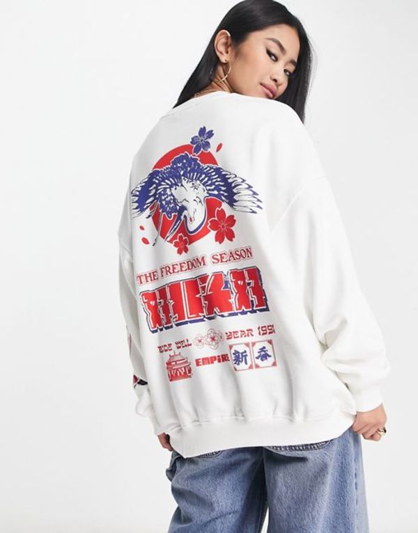 高級品市場 Bershka ベルシュカ トレーナー スウェット トップス ミニ丈