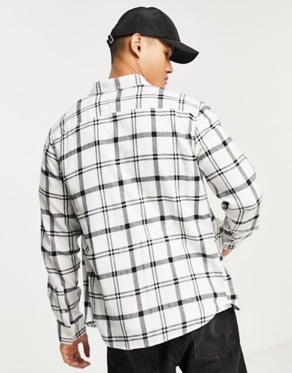 アダプト メンズ シャツ トップス ADPT Oversized Flannel Check Shirt