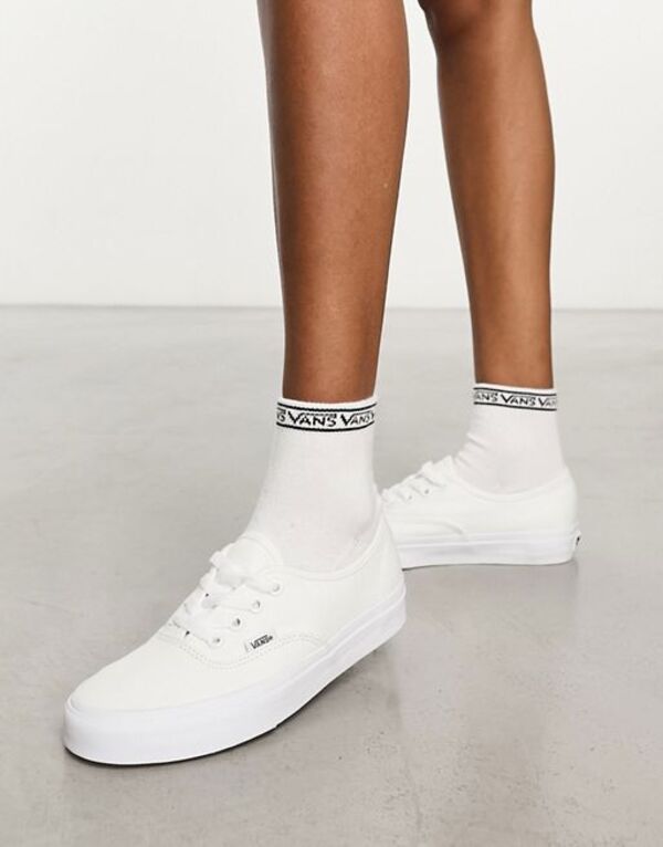 バンズ レディース シューズ スニーカー Vans Authentic sneakers White 白いこと