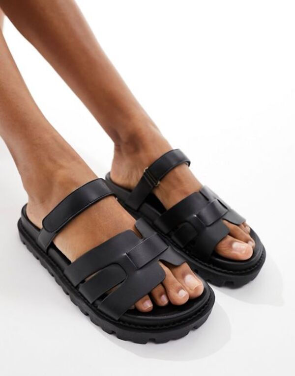 シミ レディース シューズ サンダル SIMMI Shoes Simmi London Adelle sandals Black ブラック