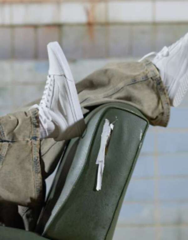 バンズ メンズ シューズ スニーカー Vans Old Skool sneakers White ホワイト