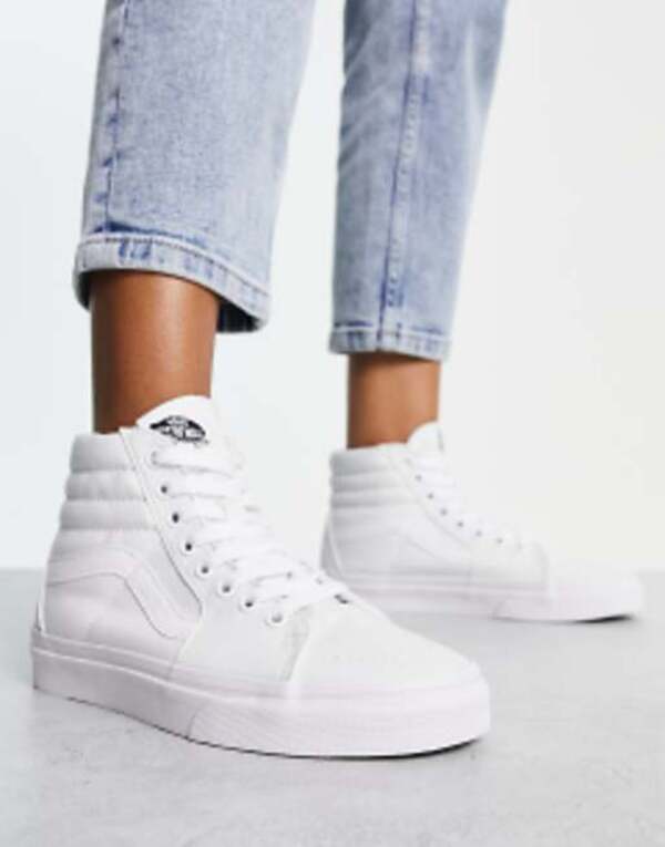 バンズ レディース シューズ スニーカー Vans Sk8-Hi sneakers White 白いこと