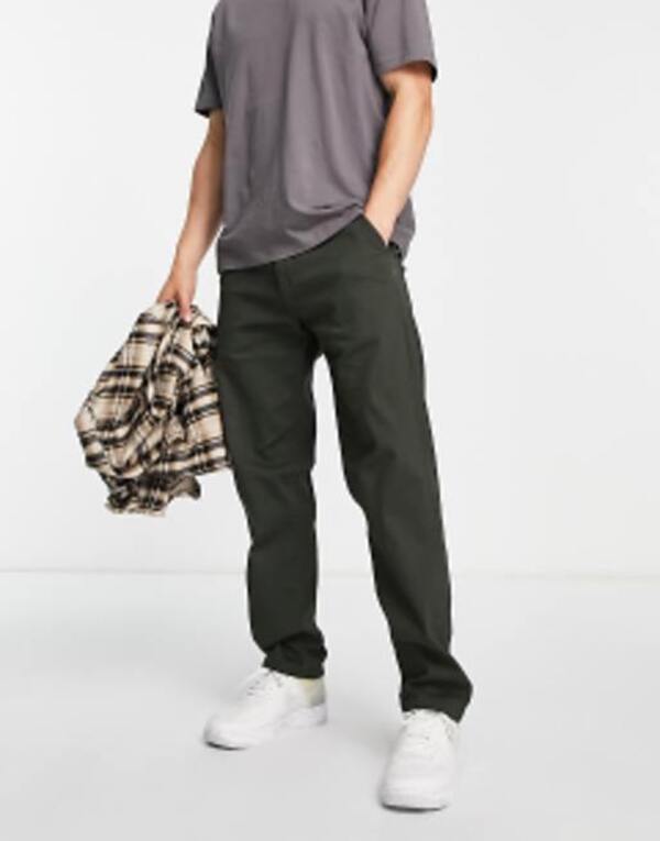 ジャック アンド ジョーンズ メンズ ボトムス カジュアルパンツ Jack & Jones Intelligence Kane loose fit chinos Rosin カーキ|ReVida 店
