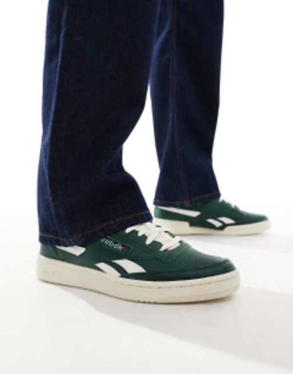 リーボック メンズ シューズ スニーカー ヴィンテージ Reebok club c vintage revenge sneakers DARK GREEN 緑であること