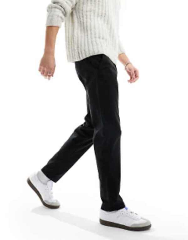 ジャック アンド ジョーンズ メンズ ボトムス カジュアルパンツ Jack & Jones tapered chino Black ブラック 16,316円