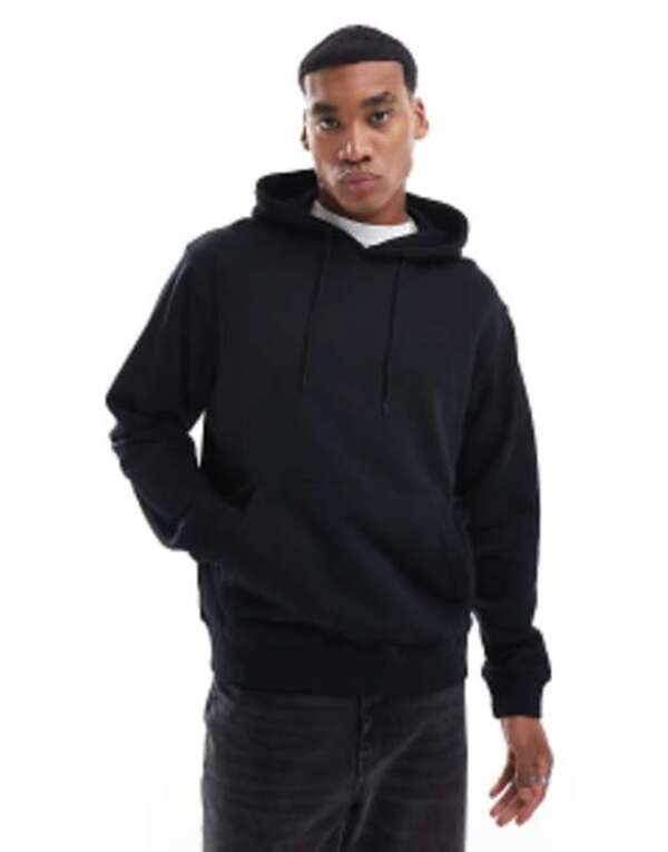 ジャック アンド ジョーンズ メンズ アウター パーカー・スウェット パーカー Jack \u0026 Jones super oversized hoodie Black ブラック