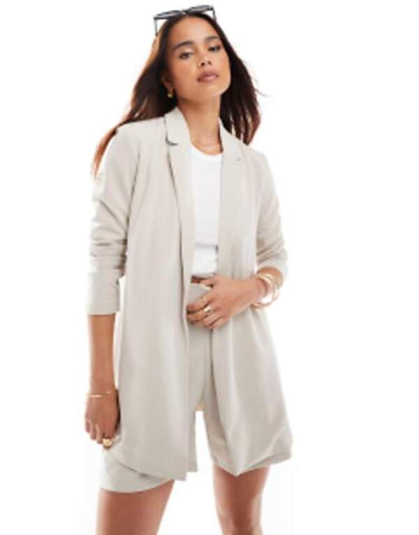ジェイディーワイ レディース アウター 上衣・上衣 スポーツジャケット JDY lightweight blazer インチ stone STONE 石ころ