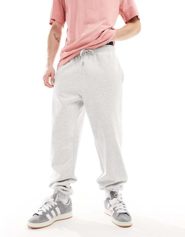コルージョン メンズ ボトムス カジュアルパンツ パンツ スウェットパンツ COLLUSION sweatpants marl Gray グレー