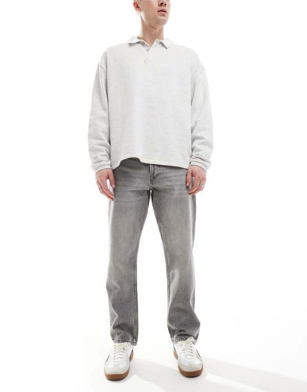 手玉 アンド ジョーンズ メンズ ボトムス ジーンズズボン下 デニム Jack \u0026 Jones Chris straight jeans wash Gray Denim 薄墨色