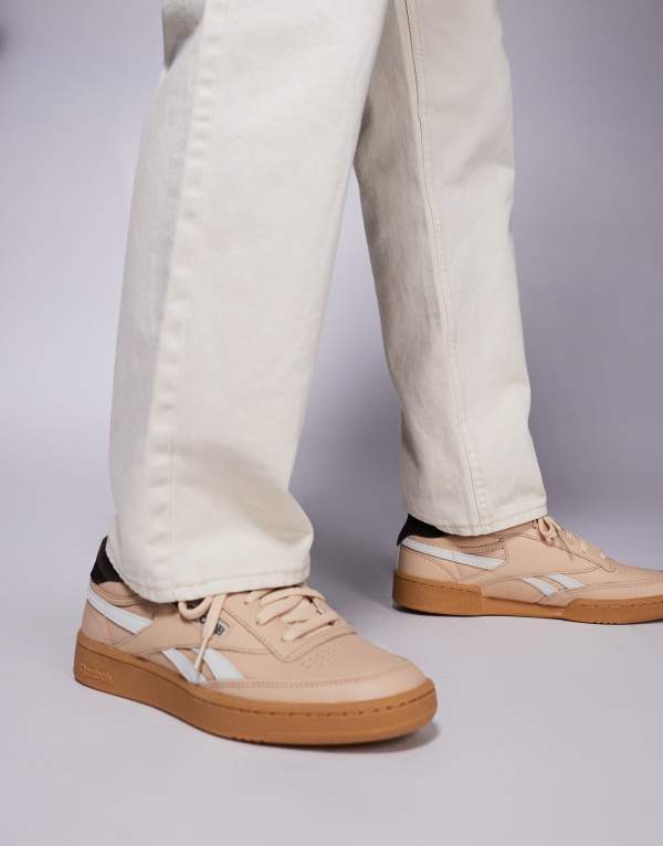 リーボック メンズ シューズ スニーカー ヴィンテージ Reebok Club C Vintage Revenge sneakers BEIGE ベージュ 靴-メンズ靴-スニーカー