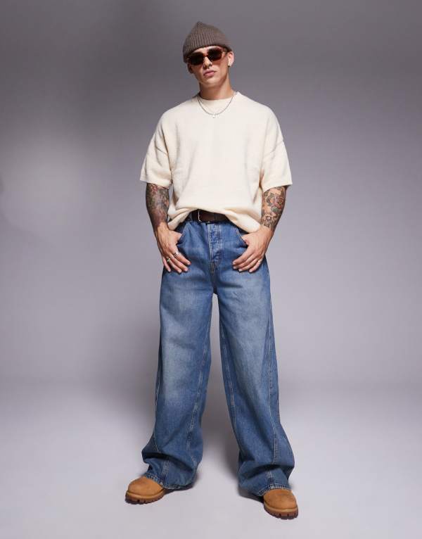 エイソス メンズ トップス Tシャツ ASOS DESIGN oversized t-shirt in oatmeal Oatmeal オートミール