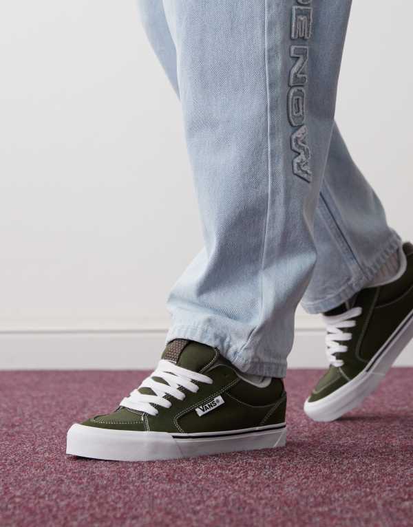 バンズ メンズ シューズ スニーカー Vans Chukka Push sneakers in olive Khaki カーキ｜ReVida 店 11,536円