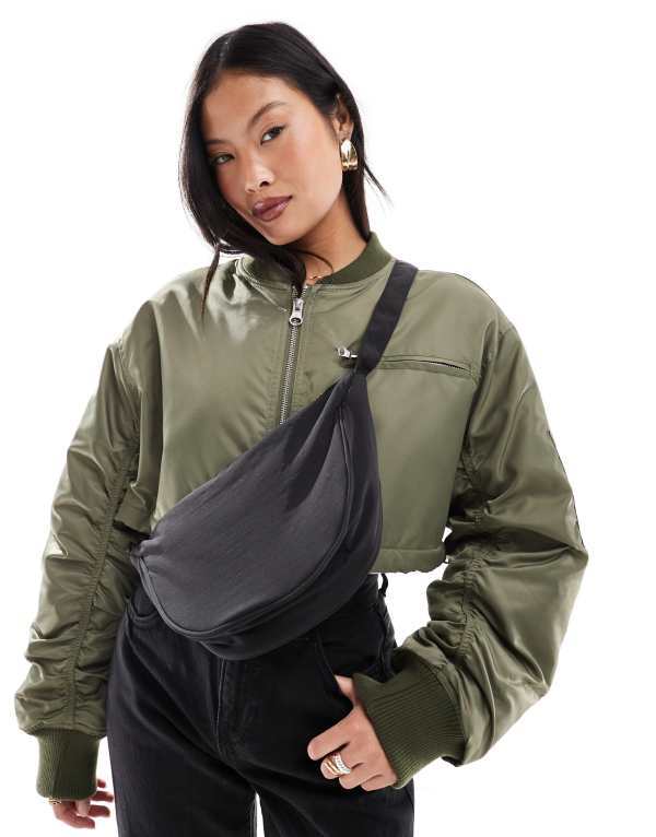 ピーシーズ レディース バッグ ハンドバッグ Pieces fanny pack Black ブラック