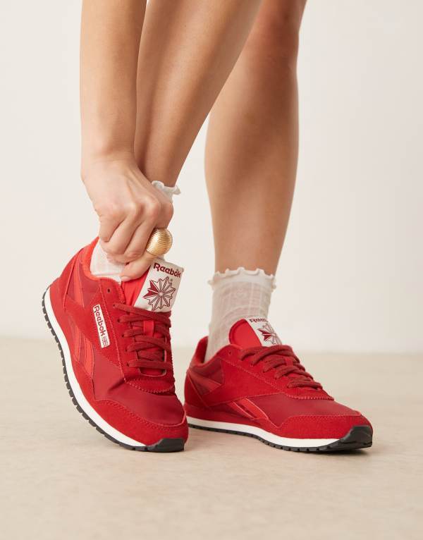 リーボック レディース シューズ スニーカー Reebok Classic AZ sneakers RED レッド｜ReVida 店