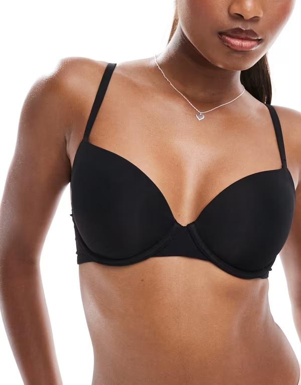 コットンオン レディース アンダーウェア ブラジャー Tシャツ コットン Cotton:On Cotton On ultimate comfort t-shirt bra Black ブラック